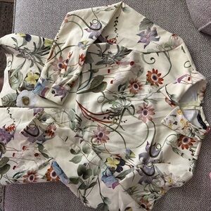 Floral Long-Sleeve Blouse